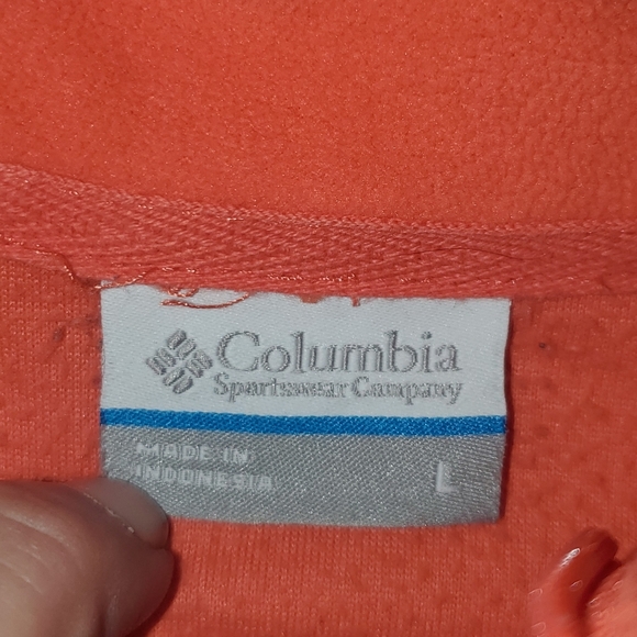 4/$25 Columbia Womens Fleece Pullover Sweatshirt L - Picture 4 of 4
